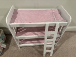 Badger Toys Triple Doll Bunk Bed with Ladder