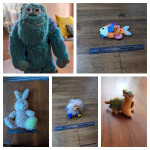 lot of 5 plush toys
