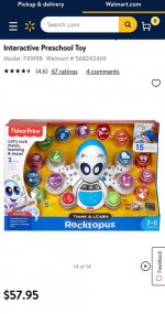 Roctopus learning and musical toys new
