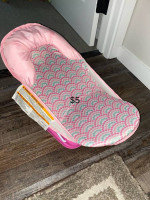 Crib/toddler mattress, toys, shoes etc