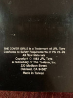 Vintage 1983 Cover Girls Doll by JRL Toys Original Box Metropolitan
