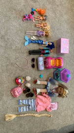 Girl’s Our Generation doll, Barbies, music box, toys
