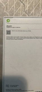 Brand new seal iphone 15 regular 256gb black unlocked
