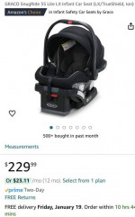 Graco Snugrite with toys