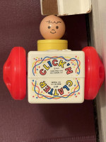 TWO (2) Vintage Fisher-Price Baby Toys