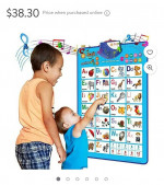 Interactive Alphabet Wall Chart Learning Toys