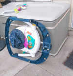 Fisher-Price Baby Bouncer Spacesaver Jumperoo Activity Center With Lig