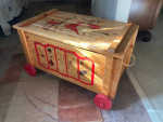 Circus Wagon Wooden Toy Box