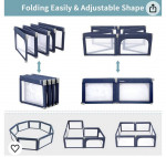 Playpen foldable and asjustable