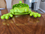 BOON Bathtime Froggy Bath Toy Storage Container w/ Optional Wall Mount & Easy Tu