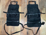 2 stroller or backseat car organizers/kick mats