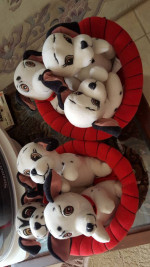 Vintage 101 Dalmatian stuffed animals from Disney, 3 dogs