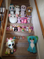 A bunch of ty beanie boos