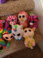 A bunch of ty beanie boos