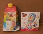 NEW Fisher Price Stacking Rings and Play Right My First Phone