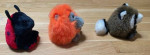 Vintage 1990s Puffkins - Lady Bug, Lion, Raccoon