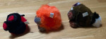 Vintage 1990s Puffkins - Lady Bug, Lion, Raccoon