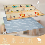 Extra Large Baby Play Mat,79" x 71", Anti Slip Non Toxic, Waterproof Reversible-
