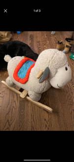 Loopsy Wooden Rocking Sheep