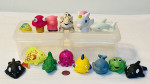 Lot of 14 Assorted Plastic Bathtub Toys Whale Frog Gator Leopard
