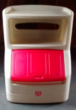 Toybox Red Lid and Purple lid