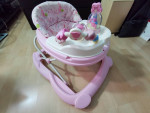 Disney Music and Lights Pink Baby Walker w/Musical Activity Center Toy