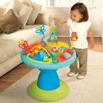 Bright Starts 3in1 Around We Go Baby Toy Musical Activity Center Table