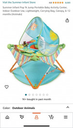 Summer Infant Pop N Jump Portable Baby Activity Center