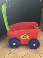 Fisher Price Little People Builders Wagon & Mega Bloks Duplo Set