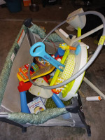 Baby bundle crib bouncer books toys