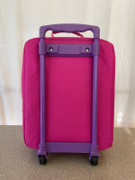 Shopkins pink rolling luggage