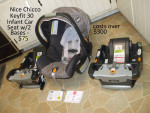 Nice Chico Keyfit 30 Infant Car Seat w/2 Bases