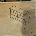 See Desc Storkcraft - Crescent 6-Drawer Double Dresser - White