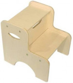 New in Box: KidKraft Wooden Two-Step Children's Stool with Handles