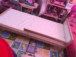 Toddler bed with mattress