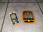 Lot Of 2 V-Tech Phone & Tablet Baby Toys