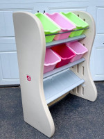 Step2 Plastic Playroom Organizer & Toy Storage Bin Unit