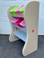 Step2 Plastic Playroom Organizer & Toy Storage Bin Unit