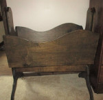 HANDCRAFTED WOOD CRADLE