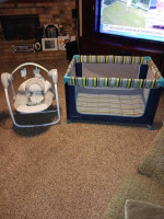 BABY PLAY YARD AND SWING COMBO
