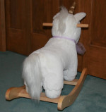 Rocking horse unicorn, pottery barn