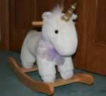 Rocking horse unicorn, pottery barn