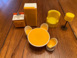 Vintage 1970s Fisher Price Doll House FP Toys Hong Kong 1977 Kitchen S