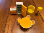 Vintage 1970s Fisher Price Doll House FP Toys Hong Kong 1977 Kitchen S