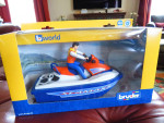 Bruder jet ski toy with figurine - new in box Christmas present