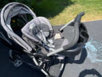 Graco DuoGlider Double Stroller Folding with Baby Carrier