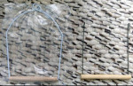 Two Wood Bird Swings