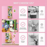 #1045 Corner Stuffed Animal Storage Toy Organizer