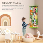 #1045 Corner Stuffed Animal Storage Toy Organizer