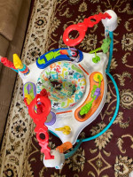 Fisher-Price Baby Bouncer Animal Activity Jumperoo With Music Lights Sounds And